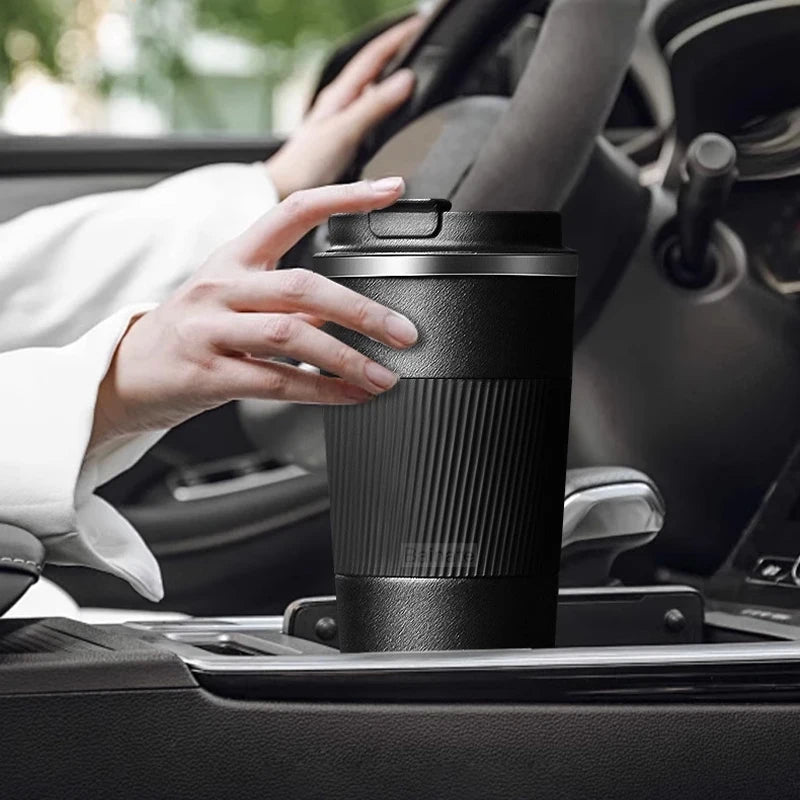 For WEY TANK 300 TANK400 TANK 500 700 2024 510ml Car Stainless Steel Coffee Cup Thermal Mug Non-slip Travel Car Insulated Bottle