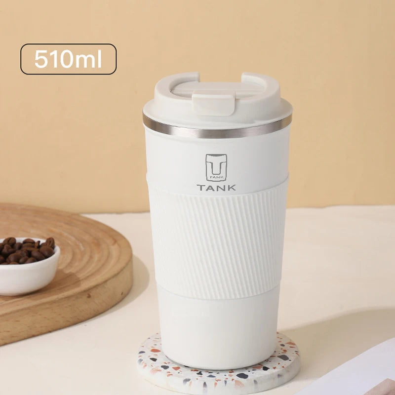 For WEY TANK 300 TANK400 TANK 500 700 2024 510ml Car Stainless Steel Coffee Cup Thermal Mug Non-slip Travel Car Insulated Bottle