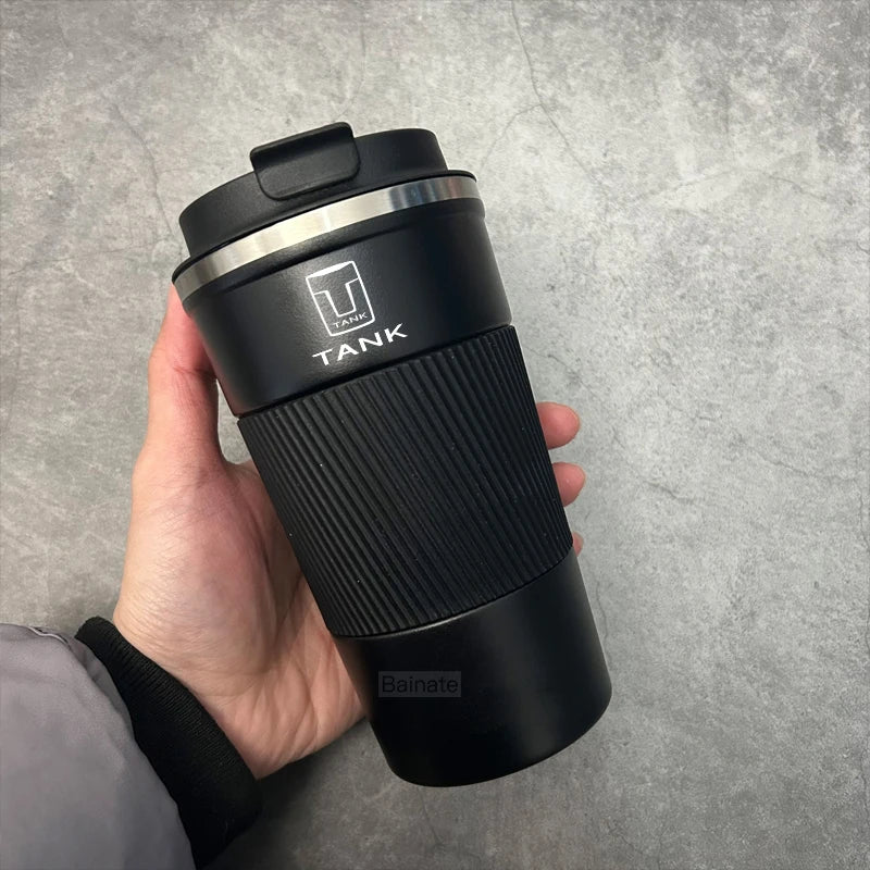 For WEY TANK 300 TANK400 TANK 500 700 2024 510ml Car Stainless Steel Coffee Cup Thermal Mug Non-slip Travel Car Insulated Bottle