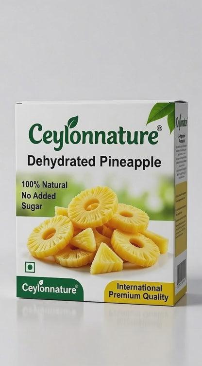 Z CeylonNature Sun-Dried Pineapple(100g) | No Sugar Added | 100% Natural