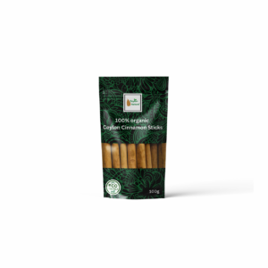 100% Organic C5 grade Ceylon cinnamon sticks (100g)